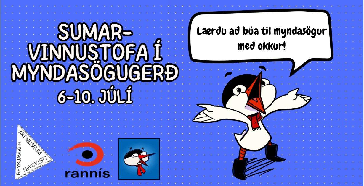 Vinnustofa í myndasögugerð fyrir 12-16 ára börn
